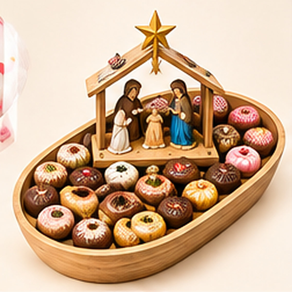 Plateau gourmand de chocolats assortis
