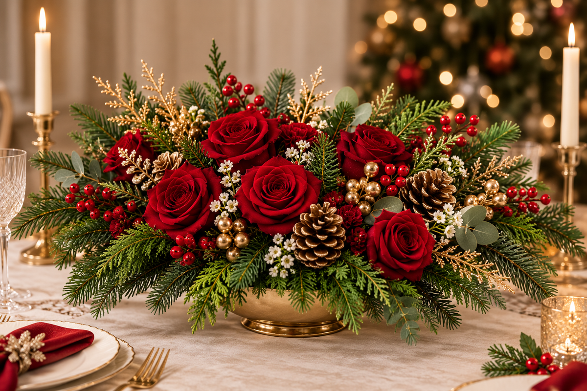 Centre de table – Noël traditionnel