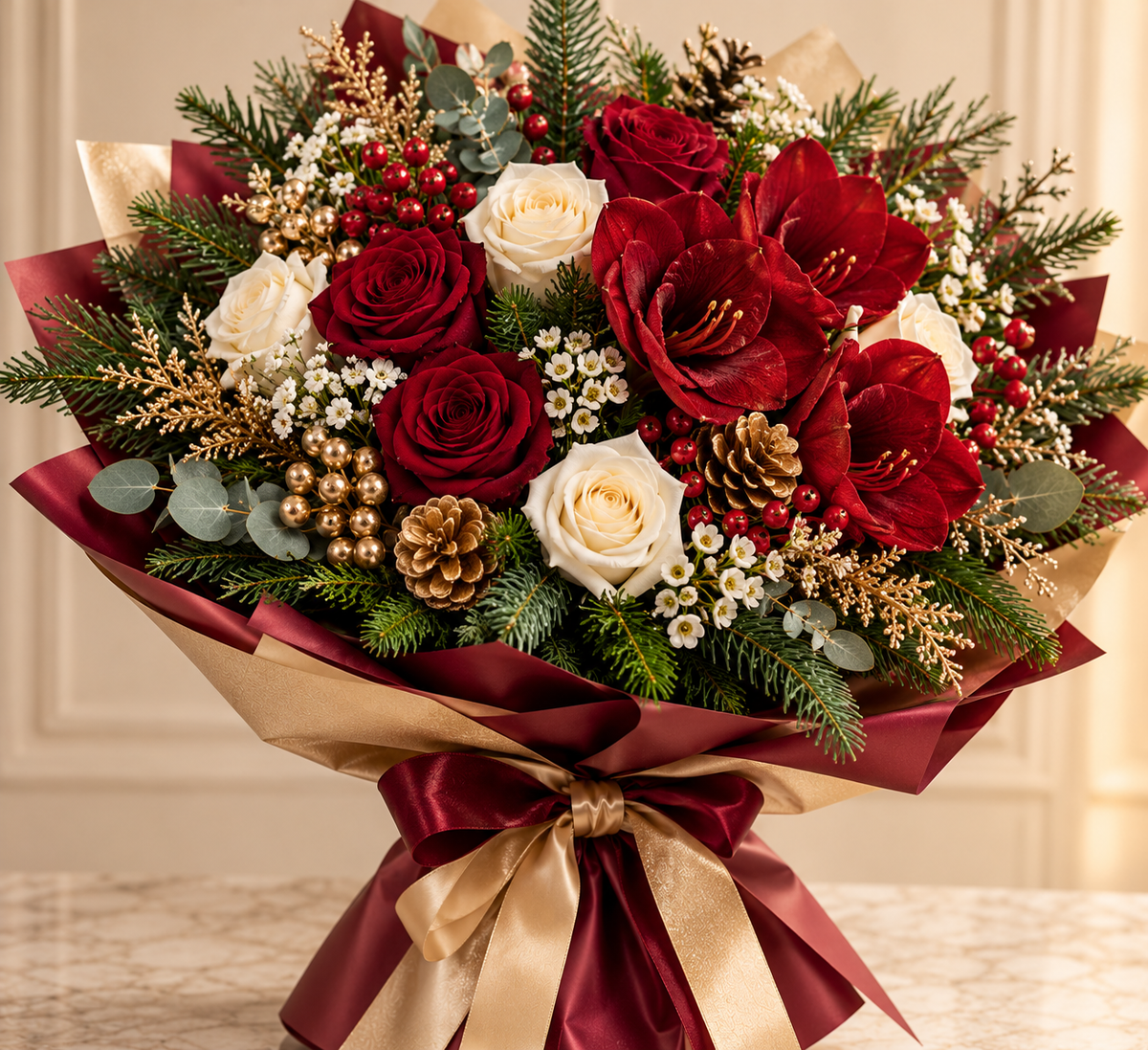 Bouquet de Noël – Prestige des Fêtes